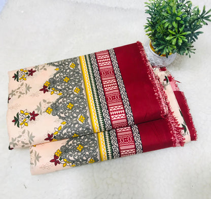 🌸FLORAL PRINTS – 2 PCS UNSTITCHED🌸