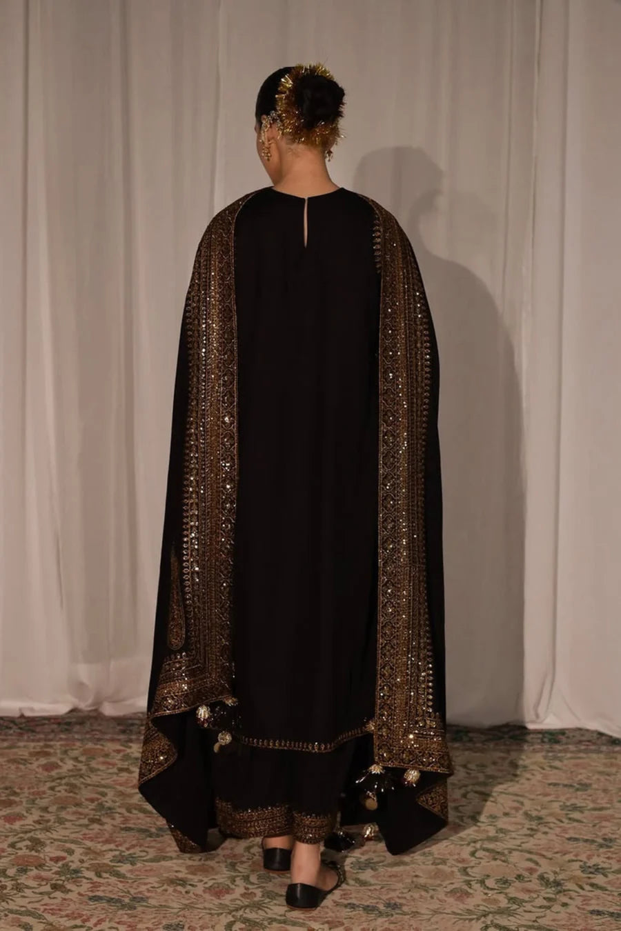 MAHAY KAMAL DHANAK EMB 3PC SUIT