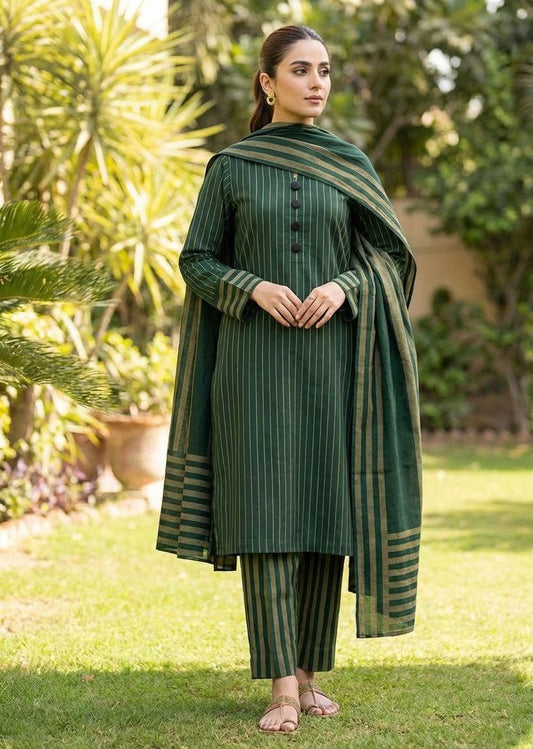 Marina Winter Multani  Susi 3 PCS Suit - Green